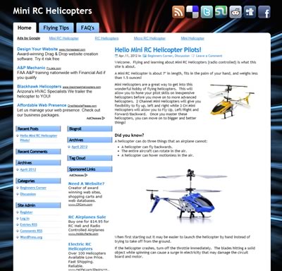 Mini RC Helicopters